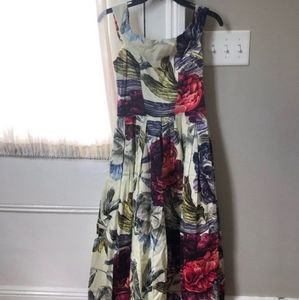 ASOS off shoulder floral print dress